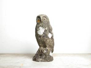 A Mid-20th Century Composite Stone Owl